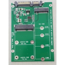 Adaptador de M2 y Msata a sata 2,5 